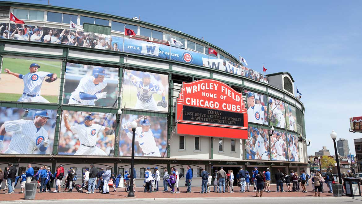 outside wrigley field